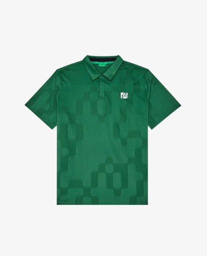 MALBON MENS PERFORMANCE MESH PANELED POLO