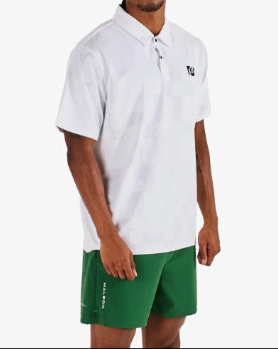 MALBON MENS PERFORMANCE MESH PANELED POLO