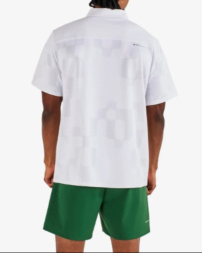 MALBON MENS PERFORMANCE MESH PANELED POLO