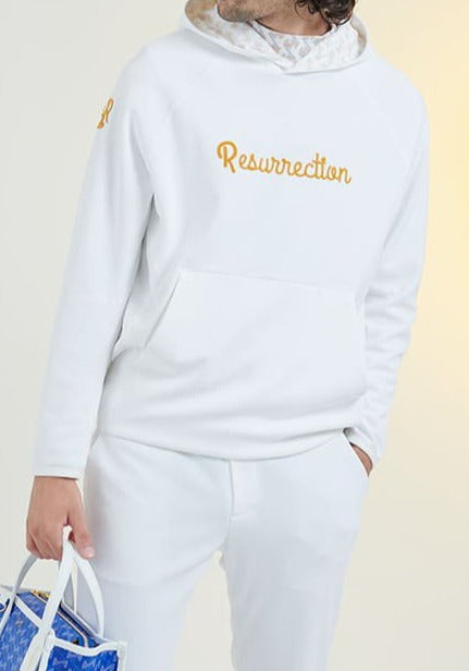 Resurrection MENS CHAIN EMBROIDERY LOGO HOODIE