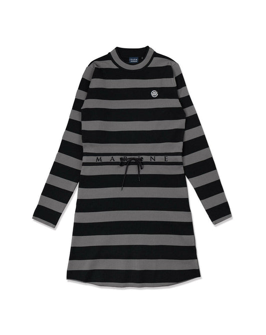 MUTA WOMENS BORDER KNIT DRESS