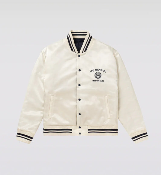 CPG GOLF WOMENS LETTERMAN JACKET REVERSIBLE