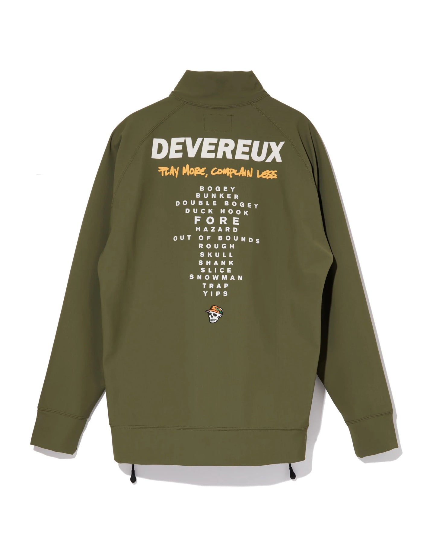 DEVEREUX GOLF MENS DG 3-Layer Fleece Half-Zip Pullover