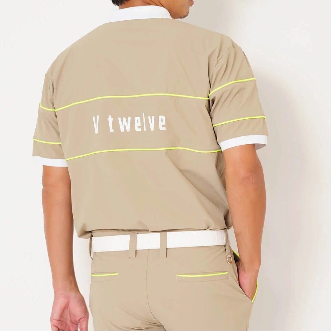 V12 MENS NEON L POLO