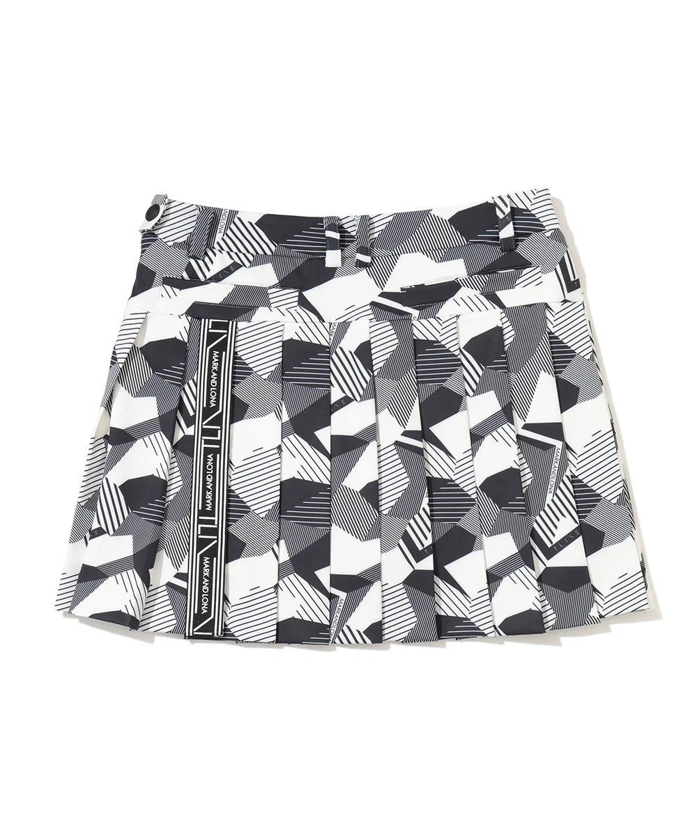 MARK&LONA WOMENS Eclipse Camo Pleated Skirt