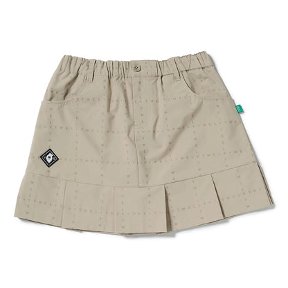 V12 WOMENS TYPO GRID SKIRT
