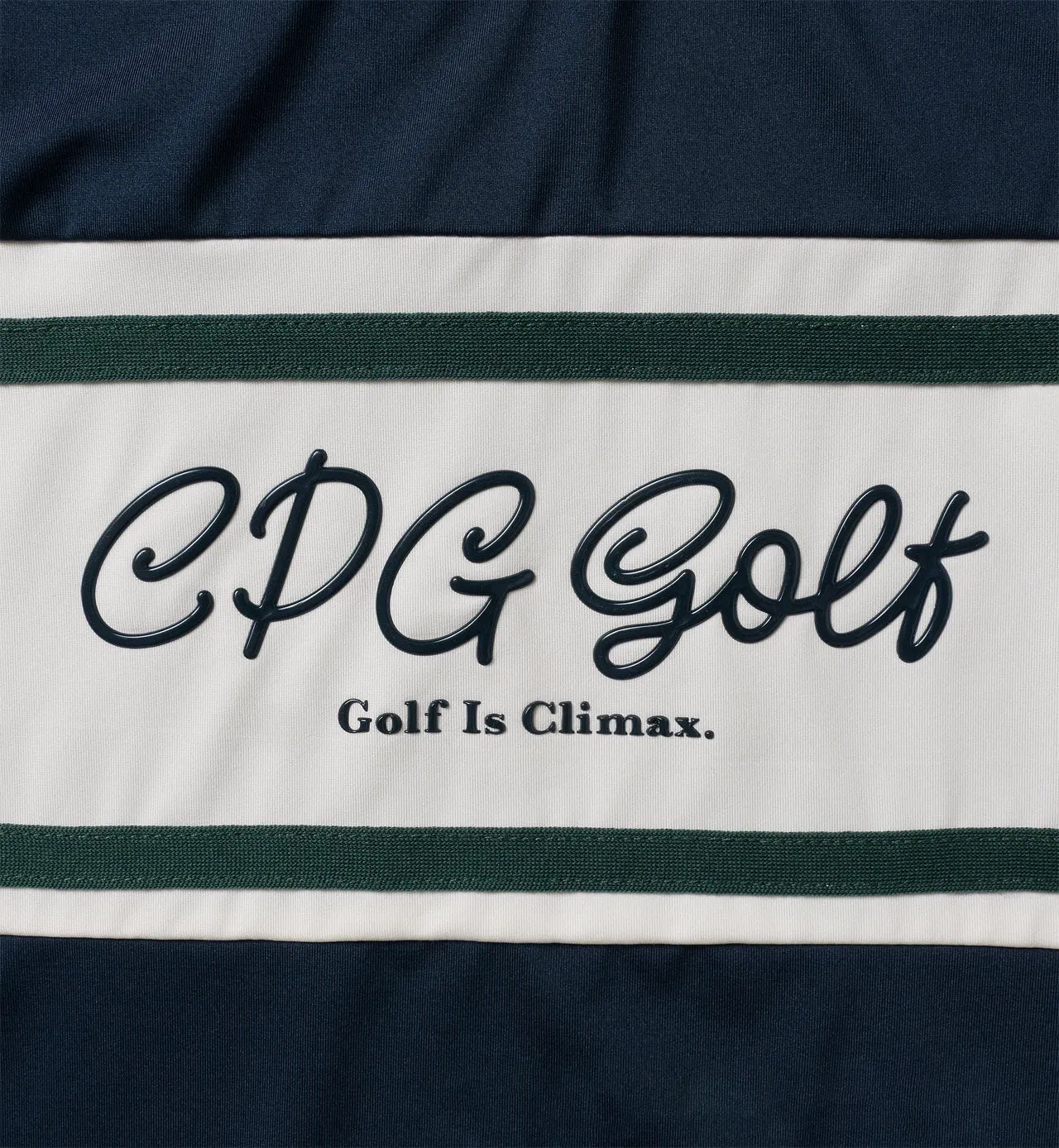 CPG GOLF MENS STRETCH SMOOTH LOGO POLO LS