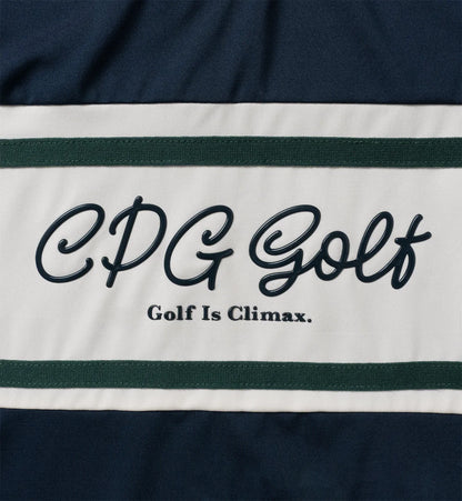 CPG GOLF MENS STRETCH SMOOTH LOGO POLO LS