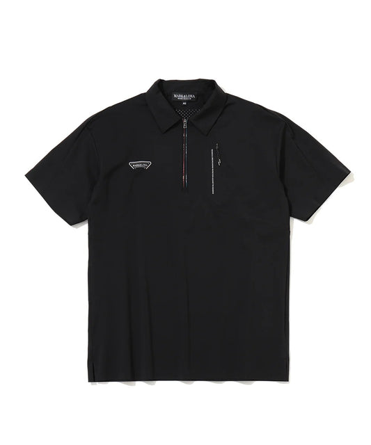 MARK&LONA MENS Short Sleeved Half-Zip Shirt