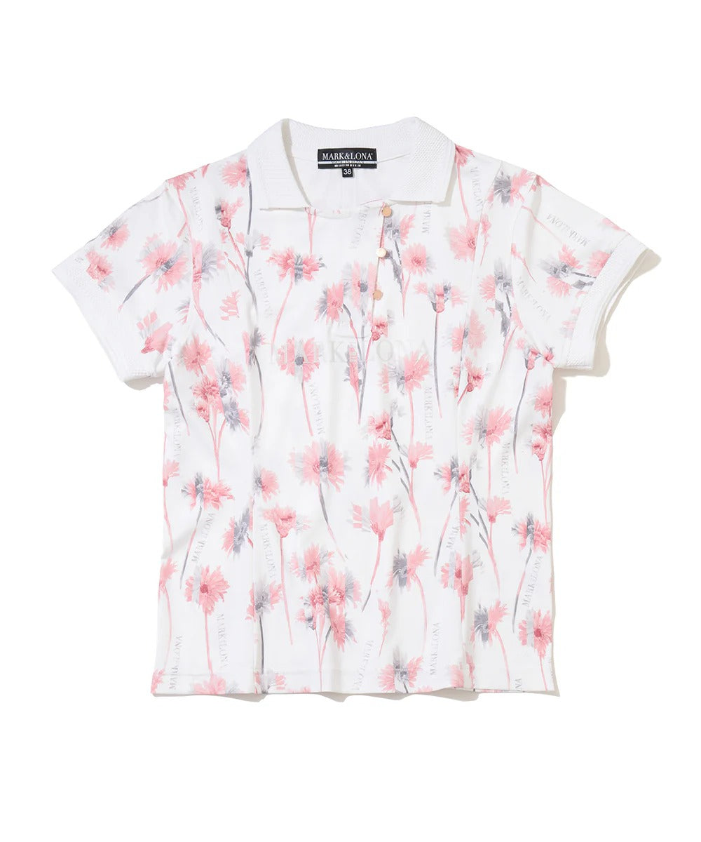 MARK&LONA WOMENS All-over Print Polo Shirt