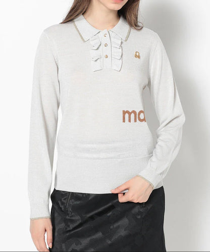 MARK&LONA WOMENS Celestial Sparkle Knit Polo