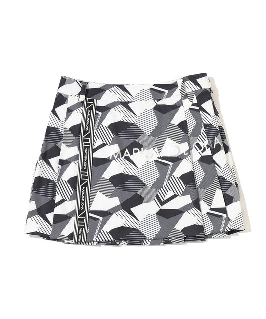 MARK&LONA WOMENS Eclipse Camo Pleated Skirt