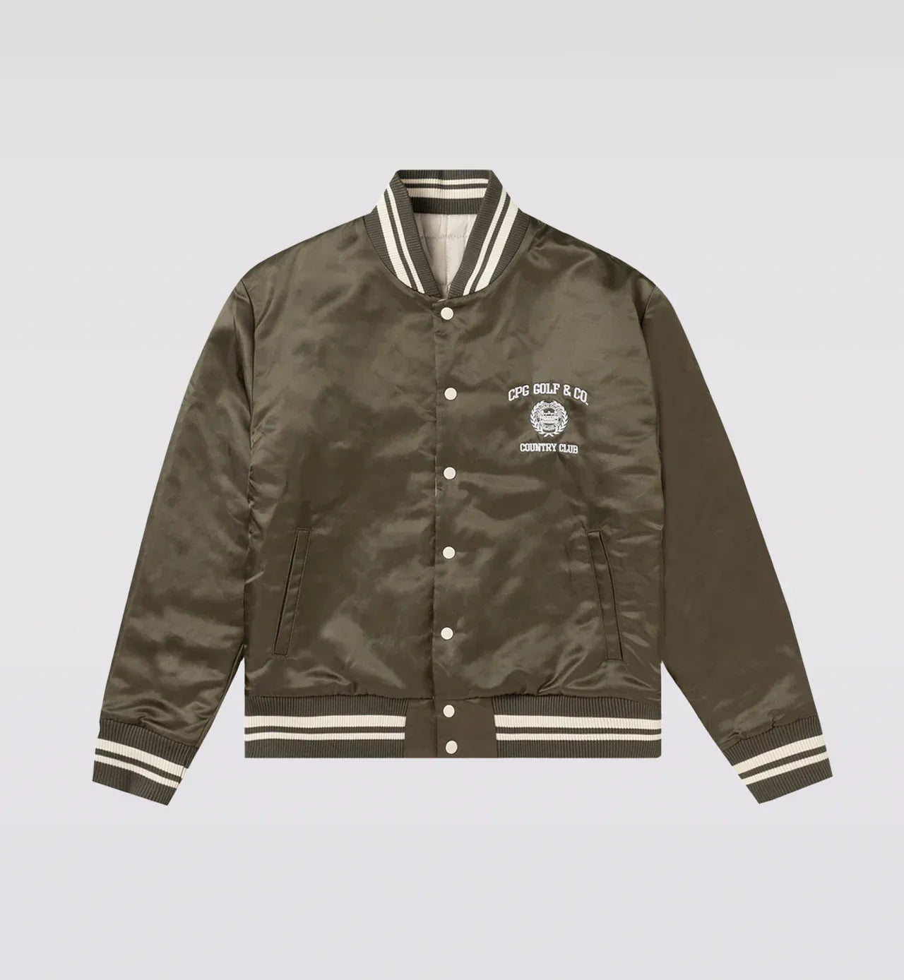 CPG GOLF WOMENS LETTERMAN JACKET REVERSIBLE