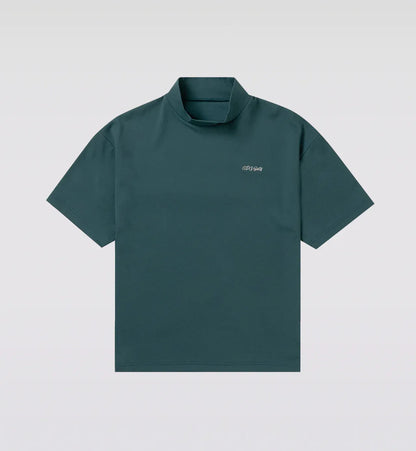 CPG GOLF MENS MOCK NECK SS BACK PRINT