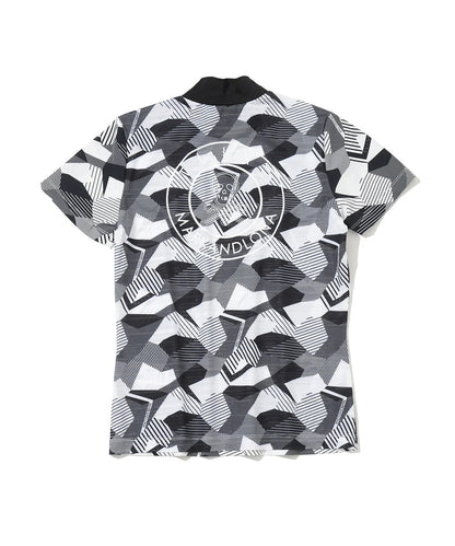 MARK&LONA WOMENS Eclipse Camo Mock Tee