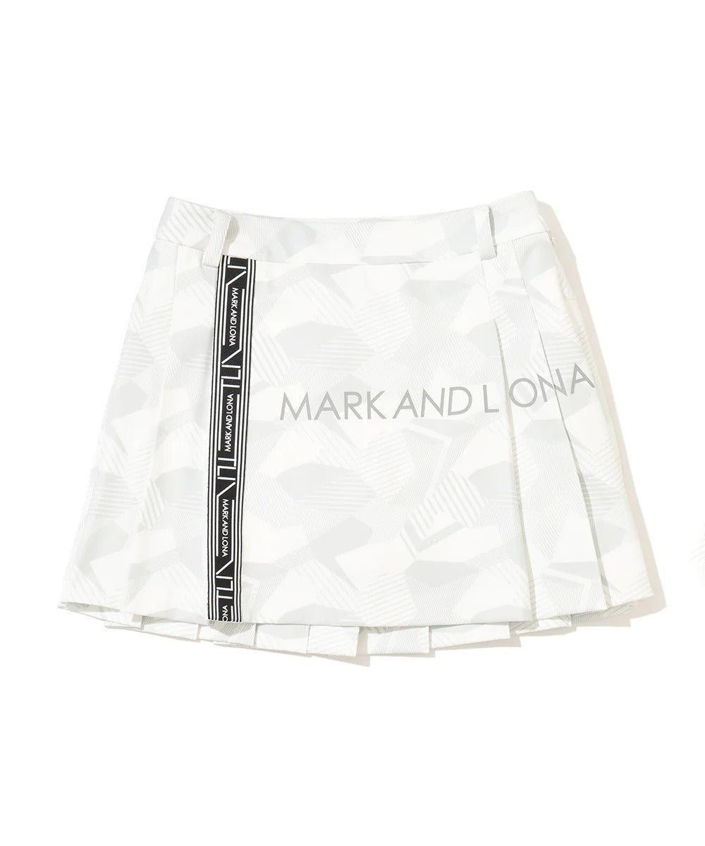 MARK&LONA WOMENS Eclipse Camo Pleated Skirt