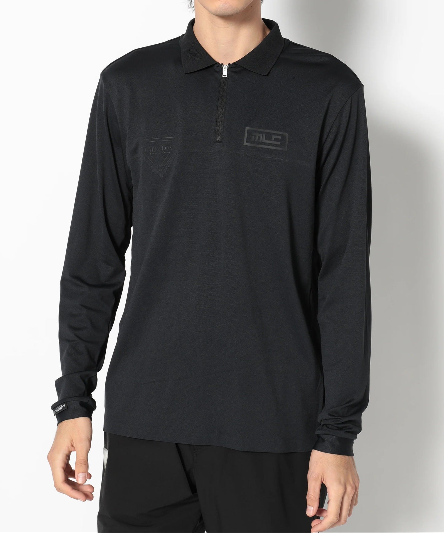 MARK&LONA MENS Long Sleeved Polo Shirt