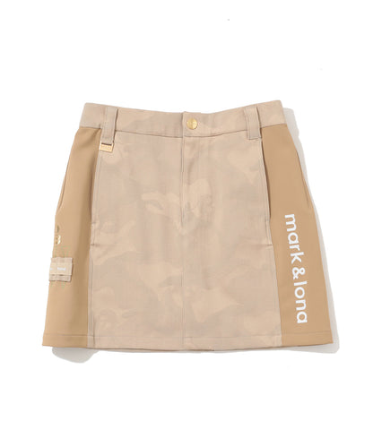 MARK＆LONA WOMENS Gauge Hybrid Camo Jacquard Skirt