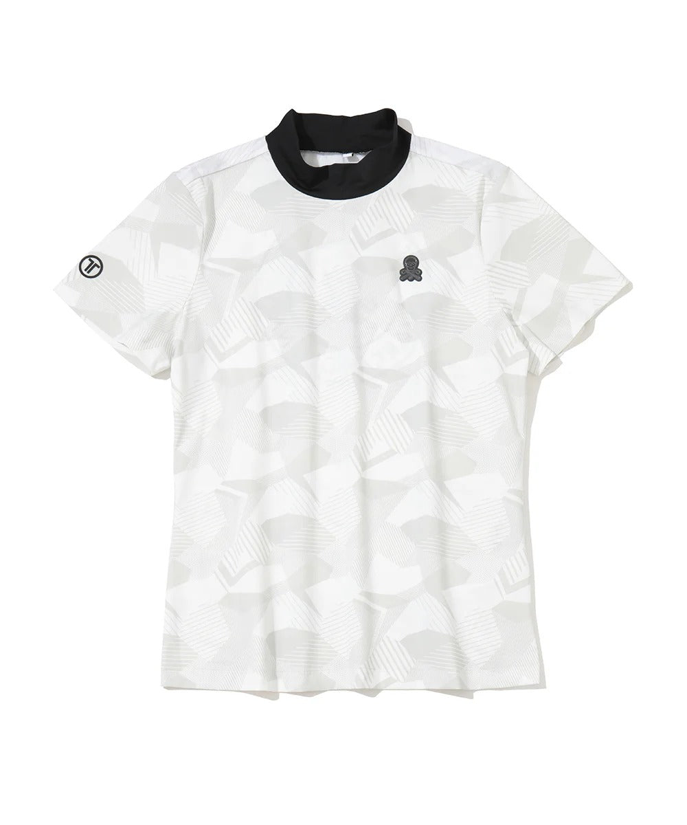 MARK&LONA WOMENS Eclipse Camo Mock Tee