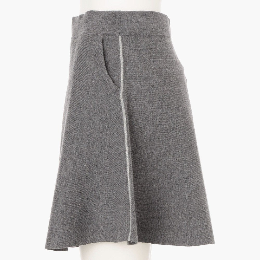 BRIEFING WOMENS CL WS GLITTER LINE KNIT FLARE SKIRT