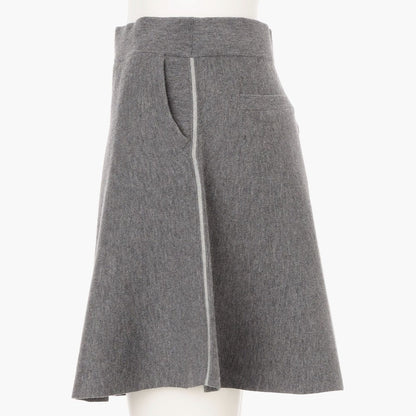 BRIEFING WOMENS CL WS GLITTER LINE KNIT FLARE SKIRT