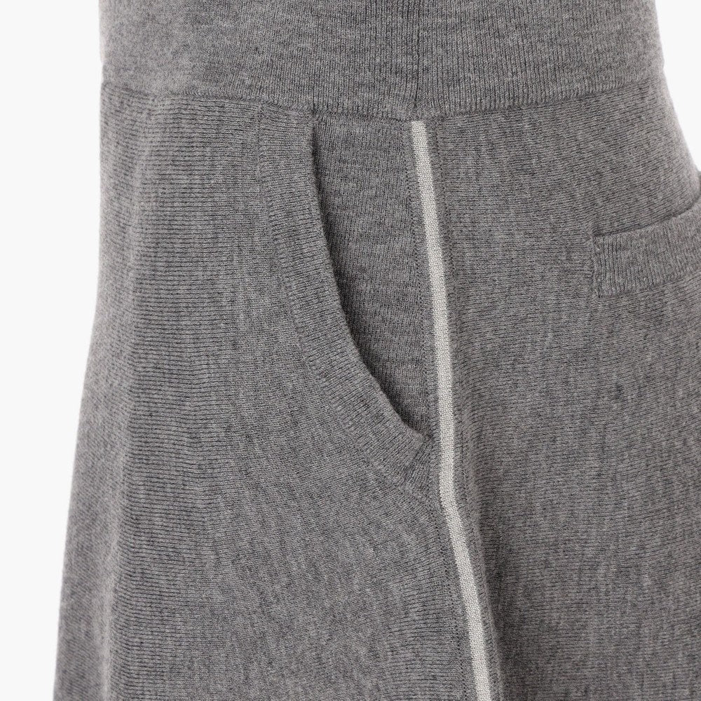 BRIEFING WOMENS CL WS GLITTER LINE KNIT FLARE SKIRT