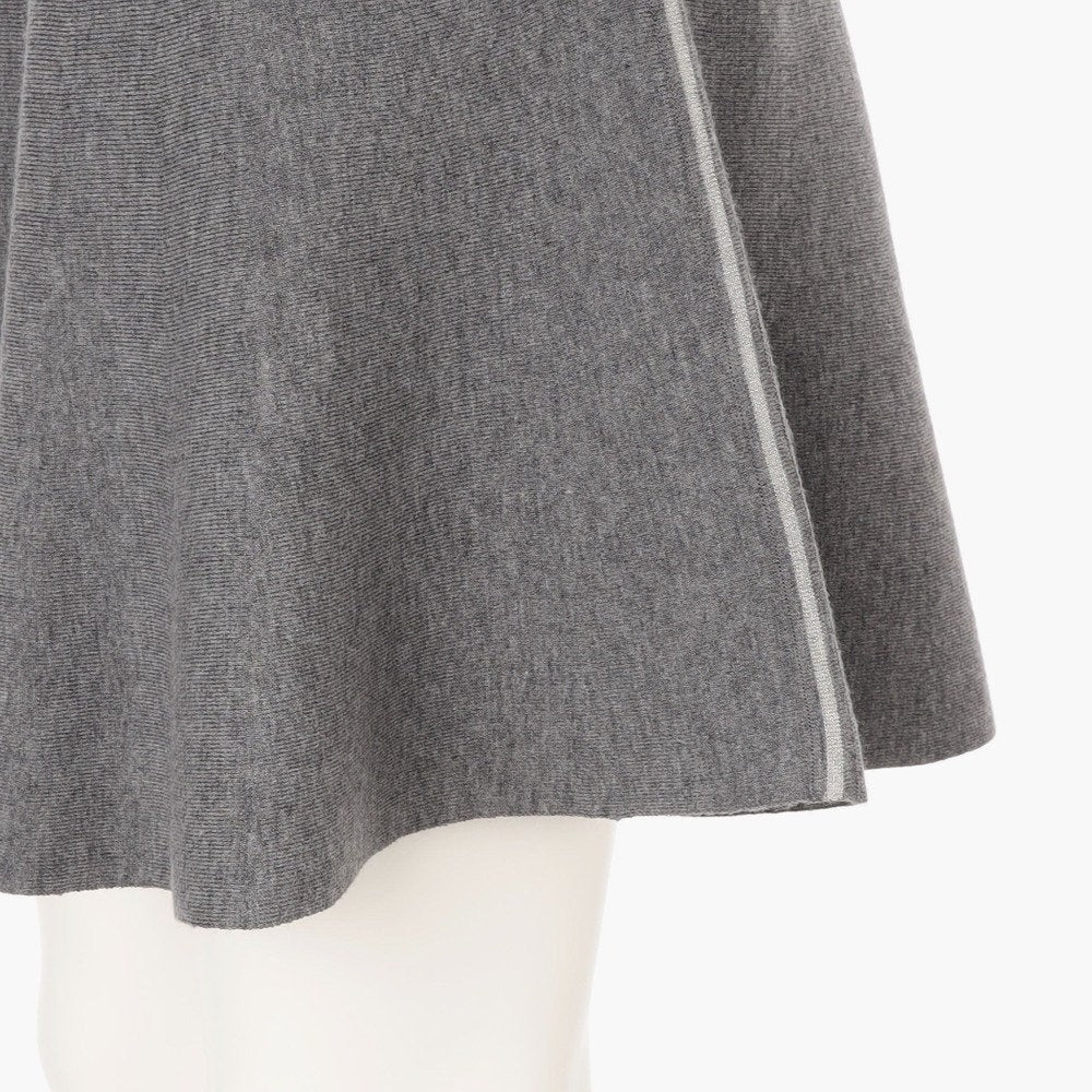 BRIEFING WOMENS CL WS GLITTER LINE KNIT FLARE SKIRT