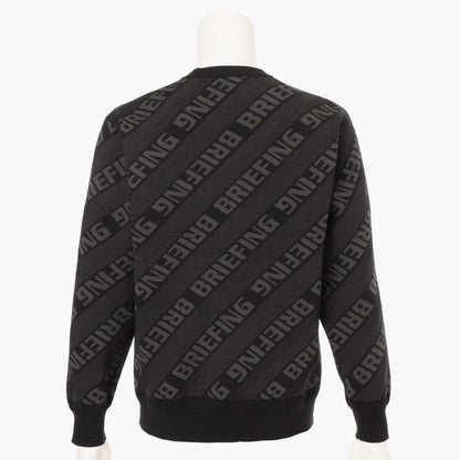 BRIEFING MENS CE MS WR BIAS LOGO CREWNECK KNIT