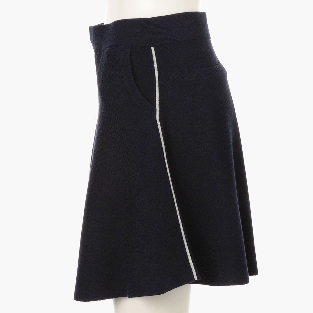 BRIEFING WOMENS CL WS GLITTER LINE KNIT FLARE SKIRT