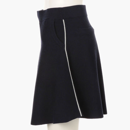 BRIEFING WOMENS CL WS GLITTER LINE KNIT FLARE SKIRT