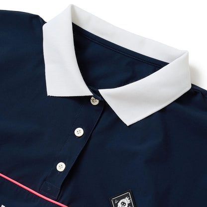 V12 WOMENS NEON L POLO