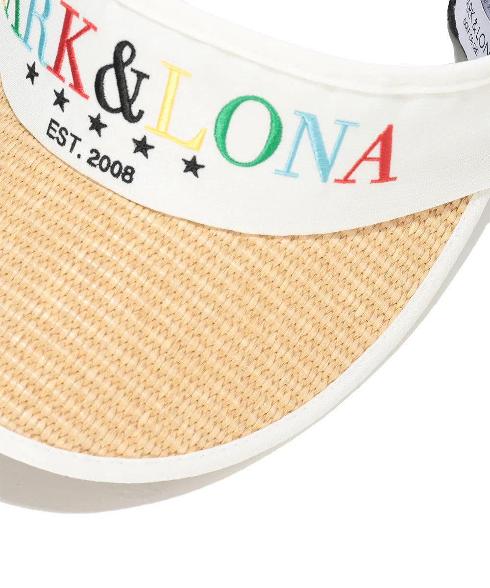 MARK&LONA WOMENS Mirage Ribbon Visor