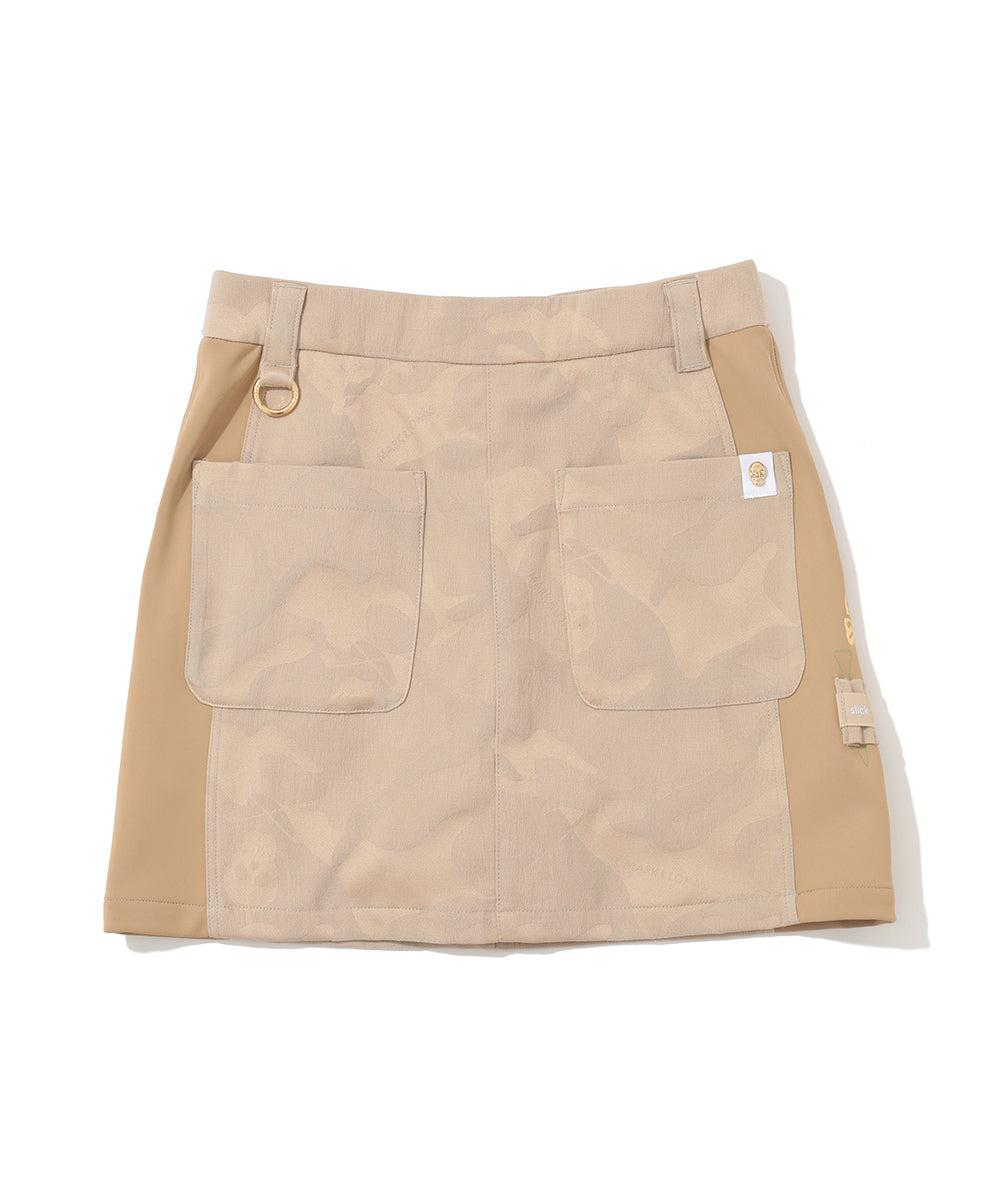 MARK＆LONA WOMENS Gauge Hybrid Camo Jacquard Skirt