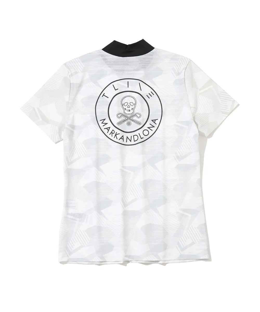 MARK&LONA WOMENS Eclipse Camo Mock Tee