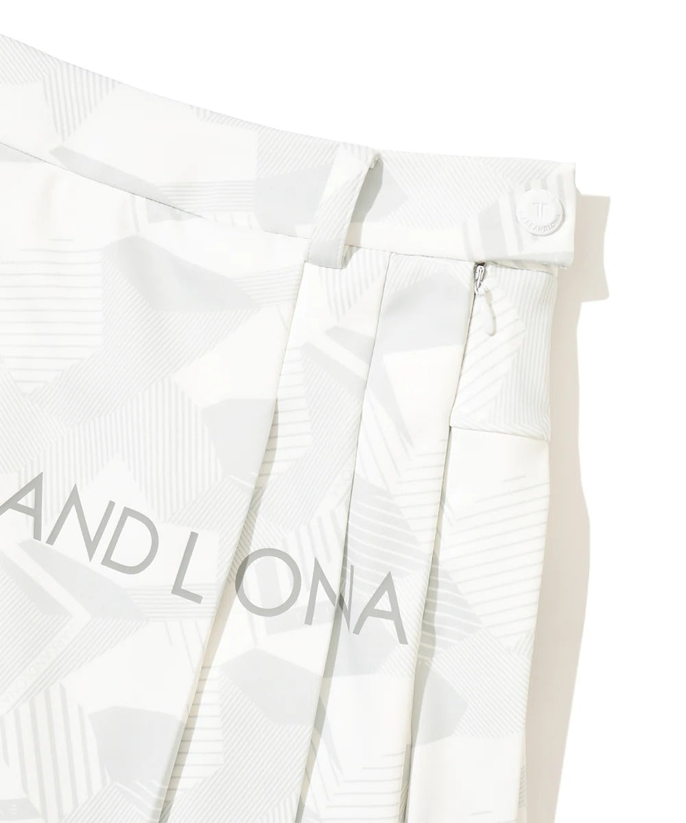 MARK&LONA WOMENS Eclipse Camo Pleated Skirt