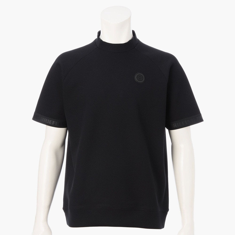 BRIEFING MENS CE MS WAFFLE NECK LOGO HIGHNECK RF