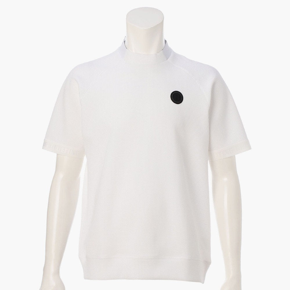 BRIEFING MENS CE MS WAFFLE NECK LOGO HIGHNECK RF