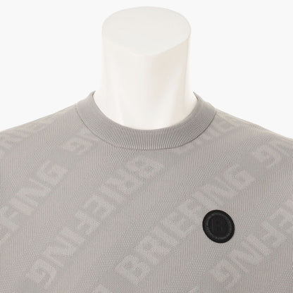 BRIEFING MENS CE MS WR BIAS LOGO CREWNECK KNIT