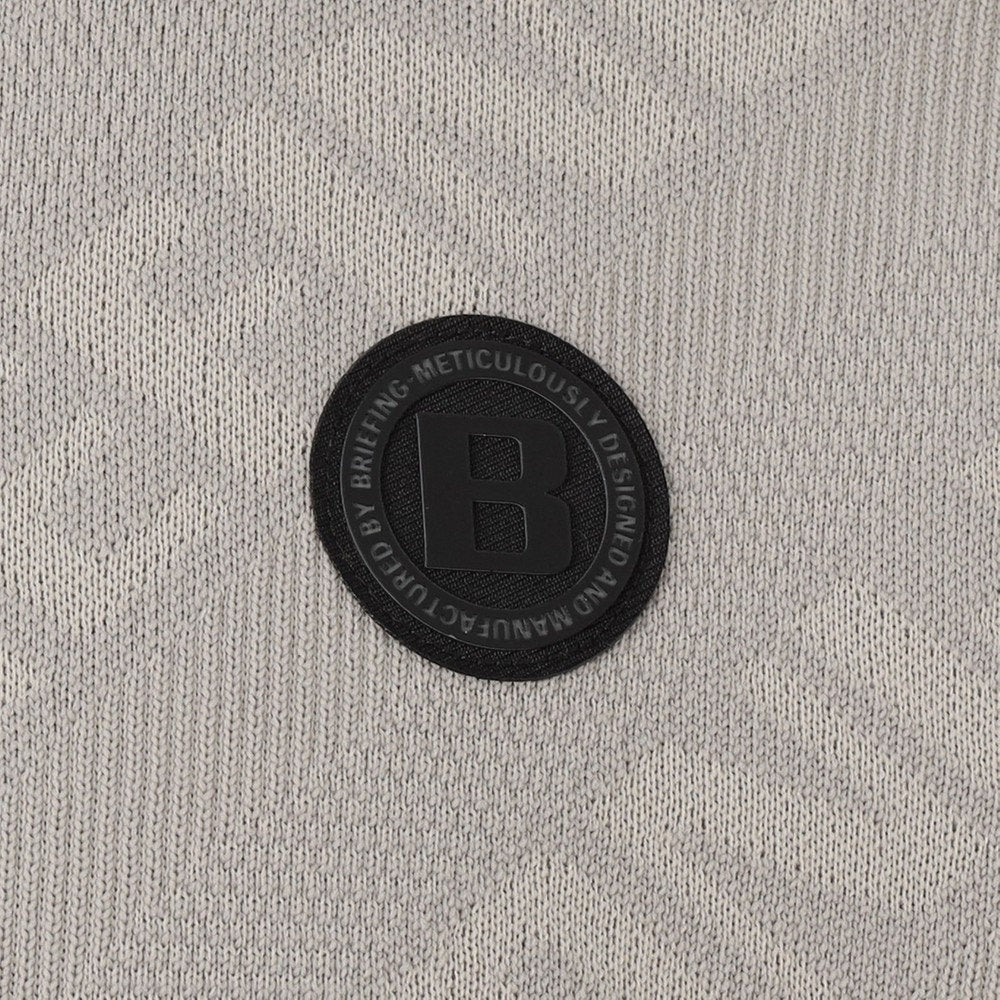 BRIEFING MENS CE MS WR BIAS LOGO CREWNECK KNIT