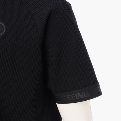 BRIEFING MENS CE MS WAFFLE NECK LOGO HIGHNECK RF
