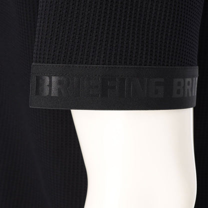 BRIEFING MENS CE MS WAFFLE NECK LOGO HIGHNECK RF