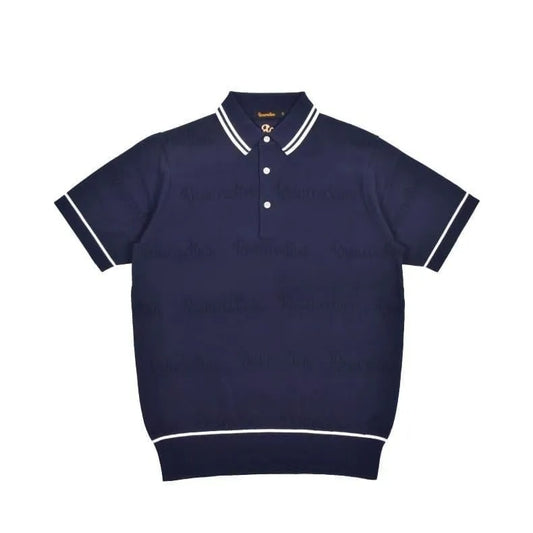 Resurrection MENS Mesh Logo Knit Polo Shirt