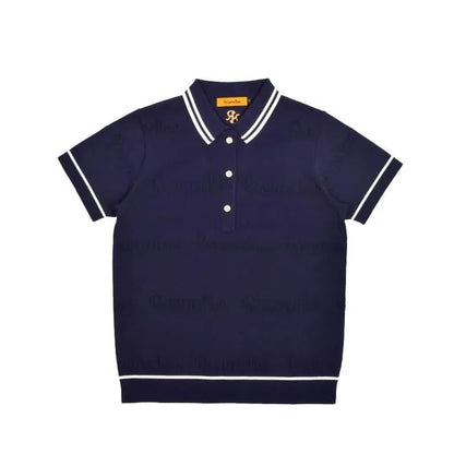 Resurrection WOMENS Mesh Logo Knit Polo Shirt