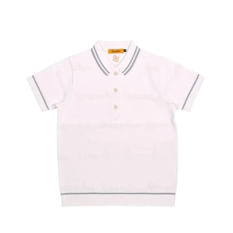 Resurrection WOMENS Mesh Logo Knit Polo Shirt