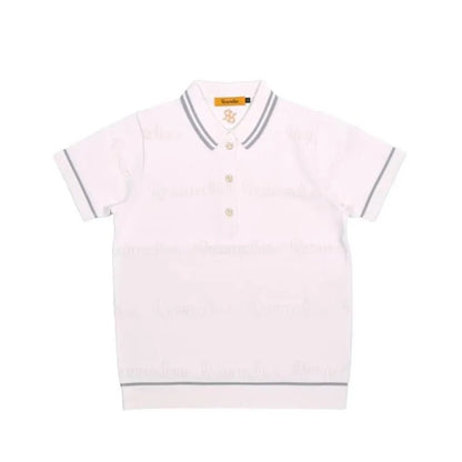 Resurrection WOMENS Mesh Logo Knit Polo Shirt
