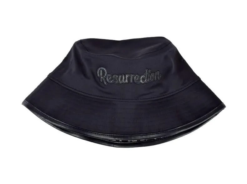 Resurrection MENS Synthetic Leather Brim Bucket Hat