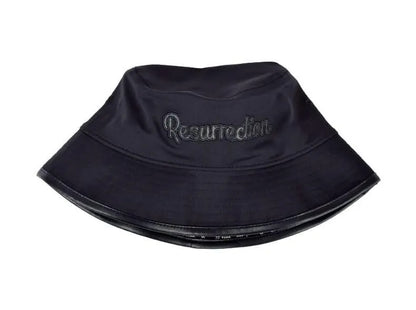 Resurrection MENS Synthetic Leather Brim Bucket Hat