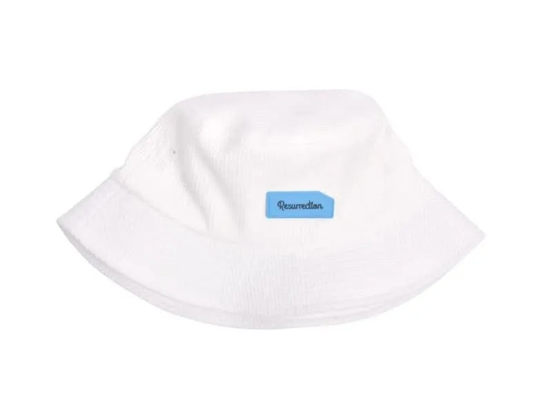 Resurrection  Silicon Tag Waffle Bucket Hat
