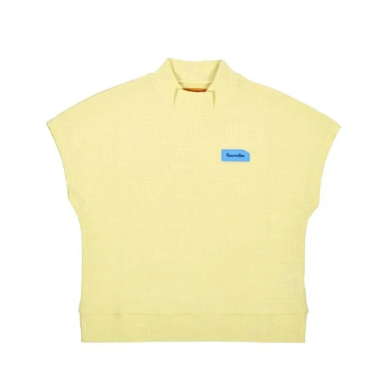 Resurrection WOMENS  Silicon Tag Waffle Mock Neck (Relax Fit)