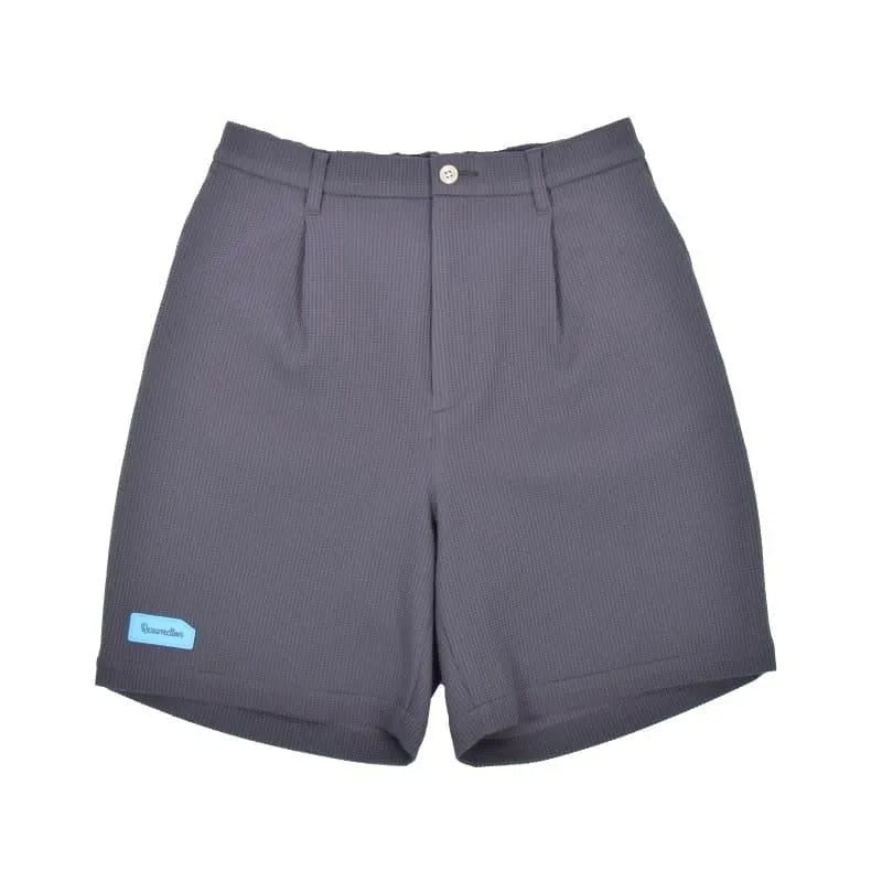 Resurrection MENS  Silicon Tag Waffle Short Pants (Relax Fit)